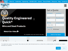 Tablet Screenshot of marlinwire.com